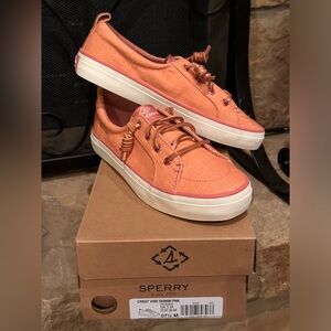 Sperry Crest Vibe Shimmer Pink - New NWT - in the box